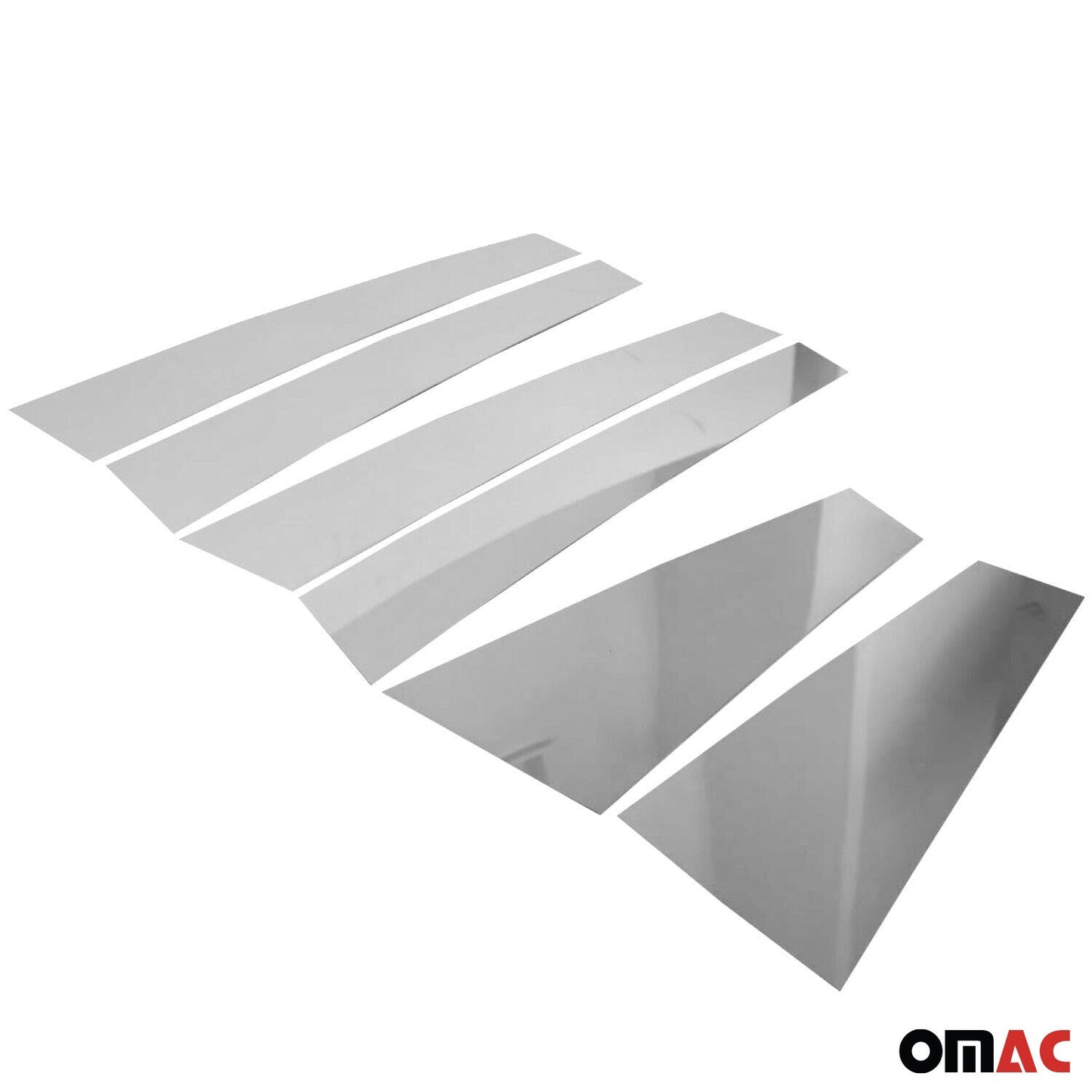 B-Säule Türsäulen Verkleidung für Jeep Compass 2016-2025 Edelstahl Silber 6tlg