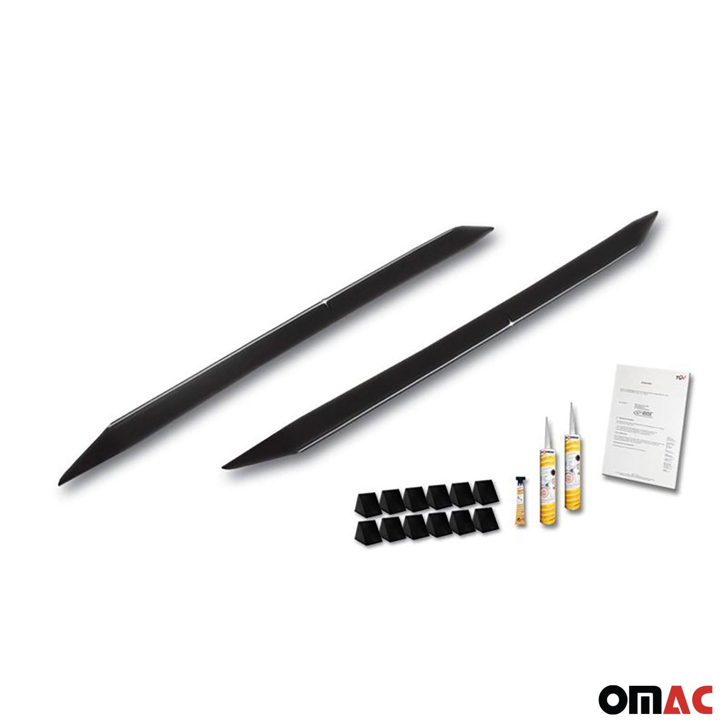 RDX Seitenschweller für Opel Crossland 2017-2023 ABS Schwarz glänzend