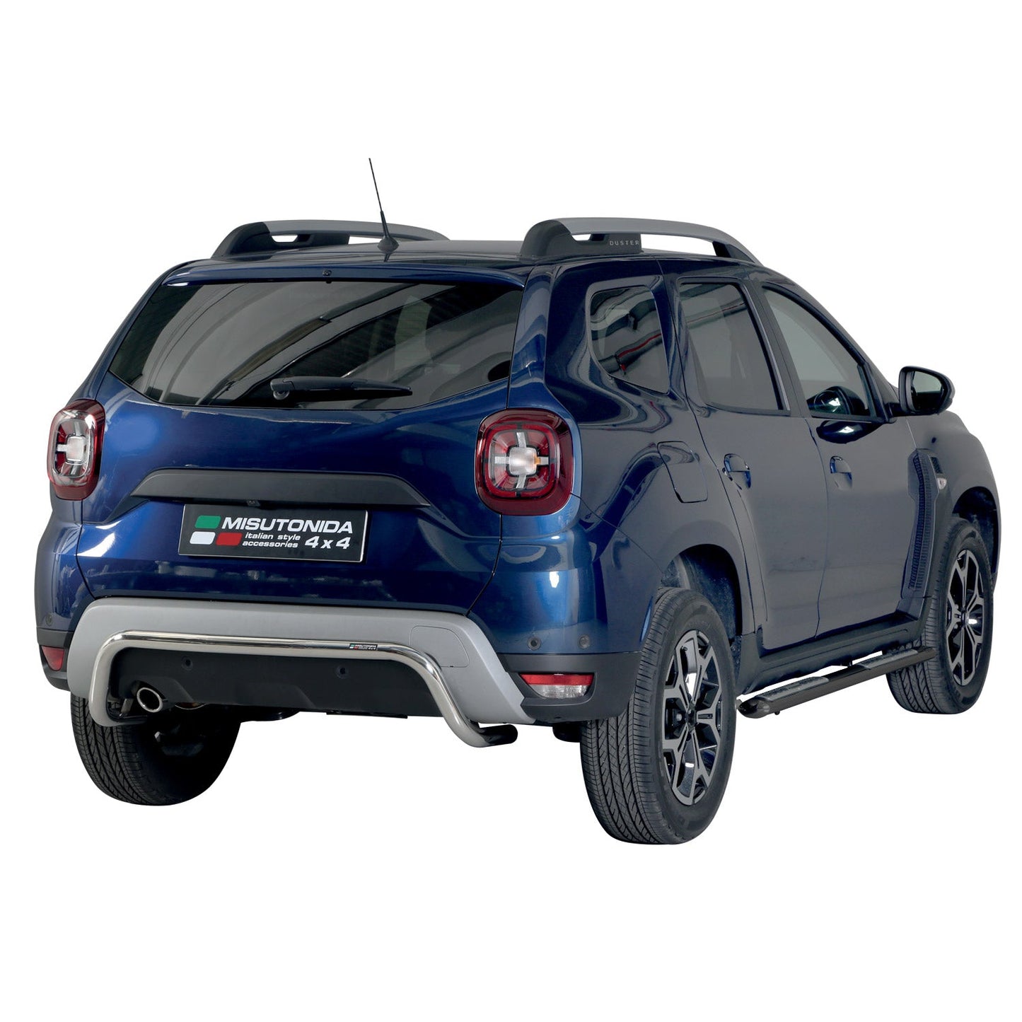 Praguri/praguri laterale din oțel inoxidabil pentru Dacia Duster 2018-2020, negre