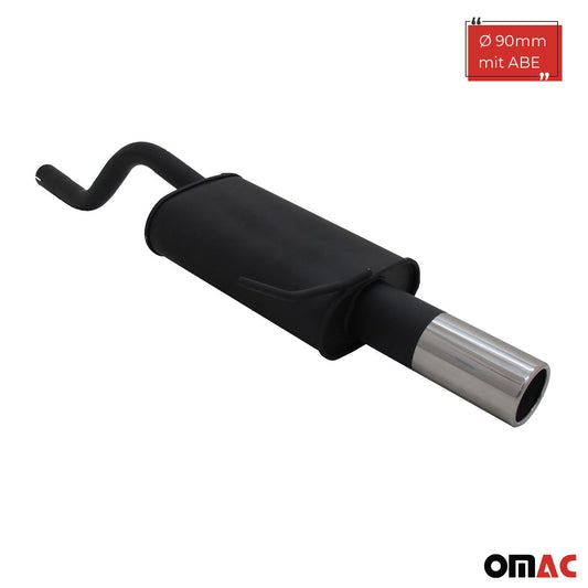 Novus Sportauspuff für Renault Clio 2 1x90mm Endschalldämpfer mit ABE