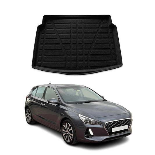 Kofferraumwanne Laderaumwanne für Hyundai i30 2017-2025 Schrägheck 5tür Gummi