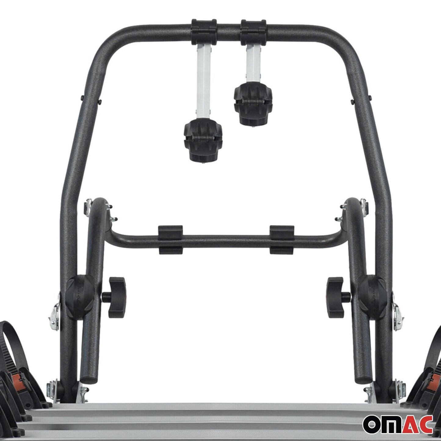 Menabo Fahrradträger 3 Fahrräder für Toyota Yaris 1999-2011 Alu Schwarz Silber