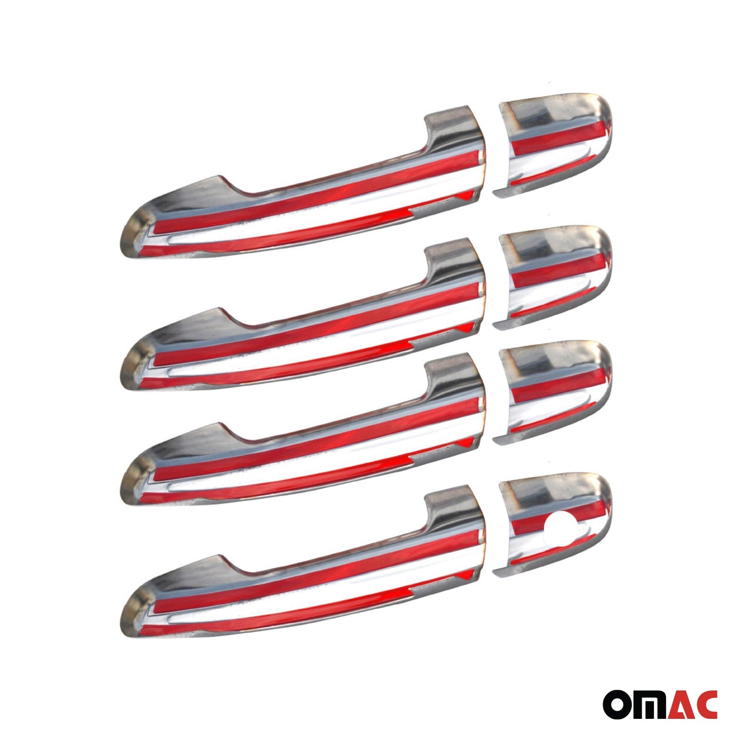 Türgriff Blende Türgriffkappen für Citroen C1 II 2014-2021 4-Tür Edelstahl 8tlg