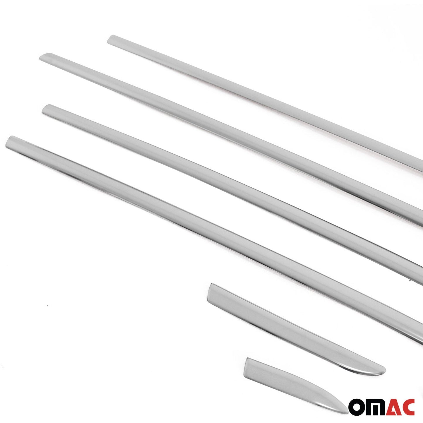 Fensterleisten Fensterrahmen für Ford Puma 2019-2025 Edelstahl Silber 8 tlg