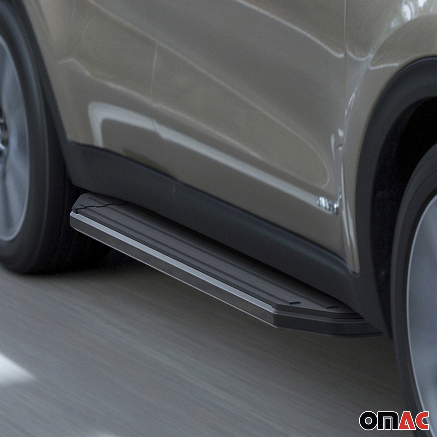 Trittbretter Seitenschweller für Kia Sportage 2016-2025 ABE Schwarz Alu