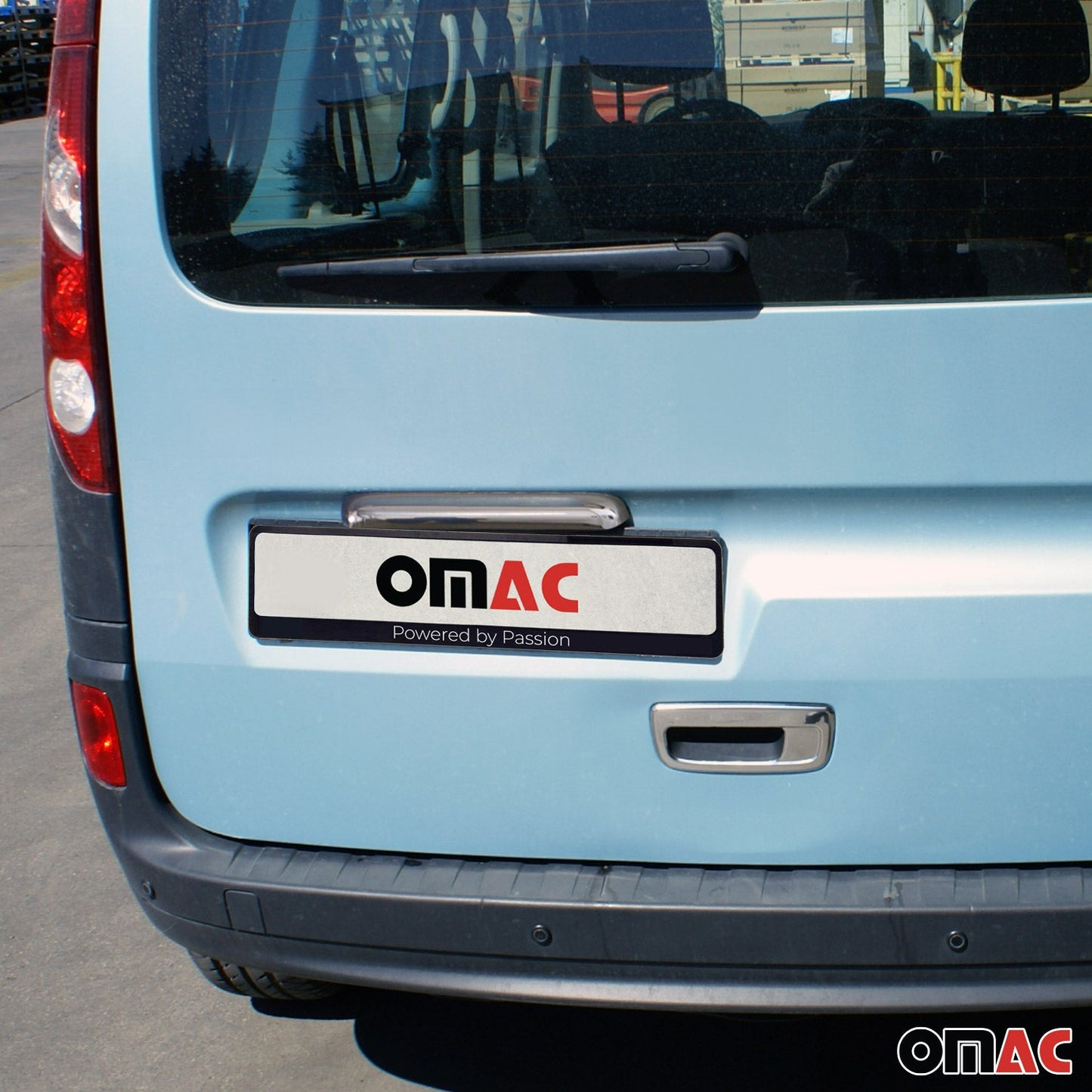Bandă decorativă portbagaj/hayon pentru Renault Kangoo 2008-2020, oțel inoxidabil cromat