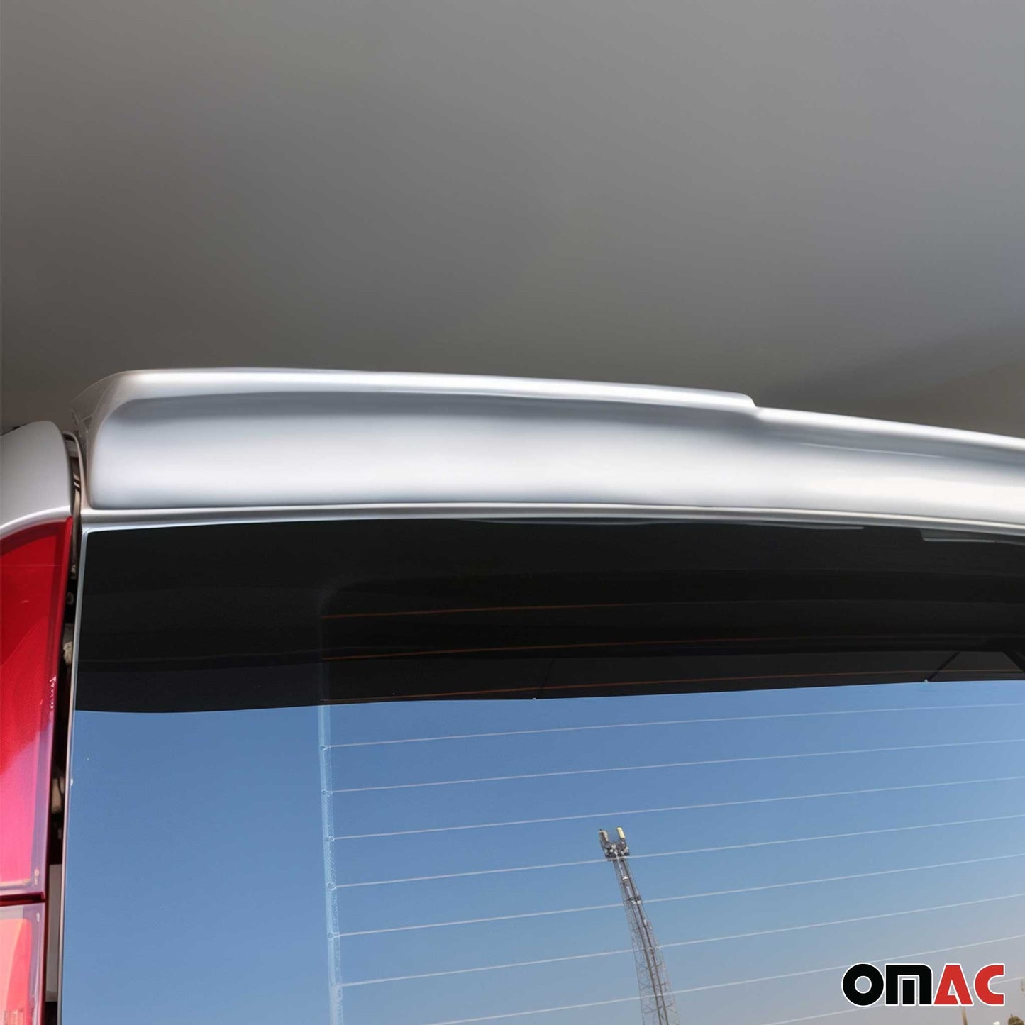 Heckspoiler Dachspoiler Hecklippe für Mercedes Vito W639 2003-2014 Grau Lackiert