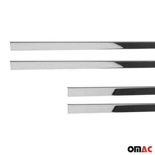 Benzi decorative/ornamente geamuri pentru Toyota Hilux 2005-2015, oțel inoxidabil cromat, 4x
