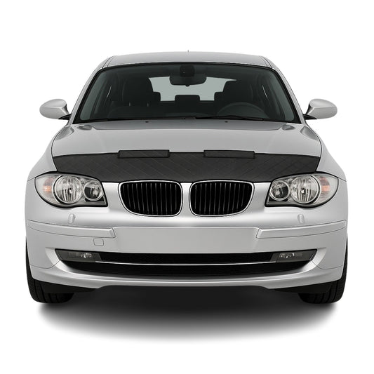 Schwarz Halb Haubenbra Steinschlagschutz Bonnet Bra für BMW 1er E87 2004-2011