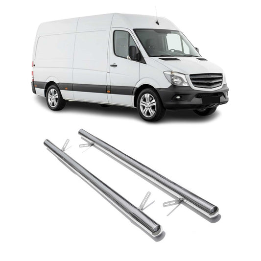 Praguri laterale din oțel pentru Mercedes Sprinter W906 2006-2018 L3 L4 lungi