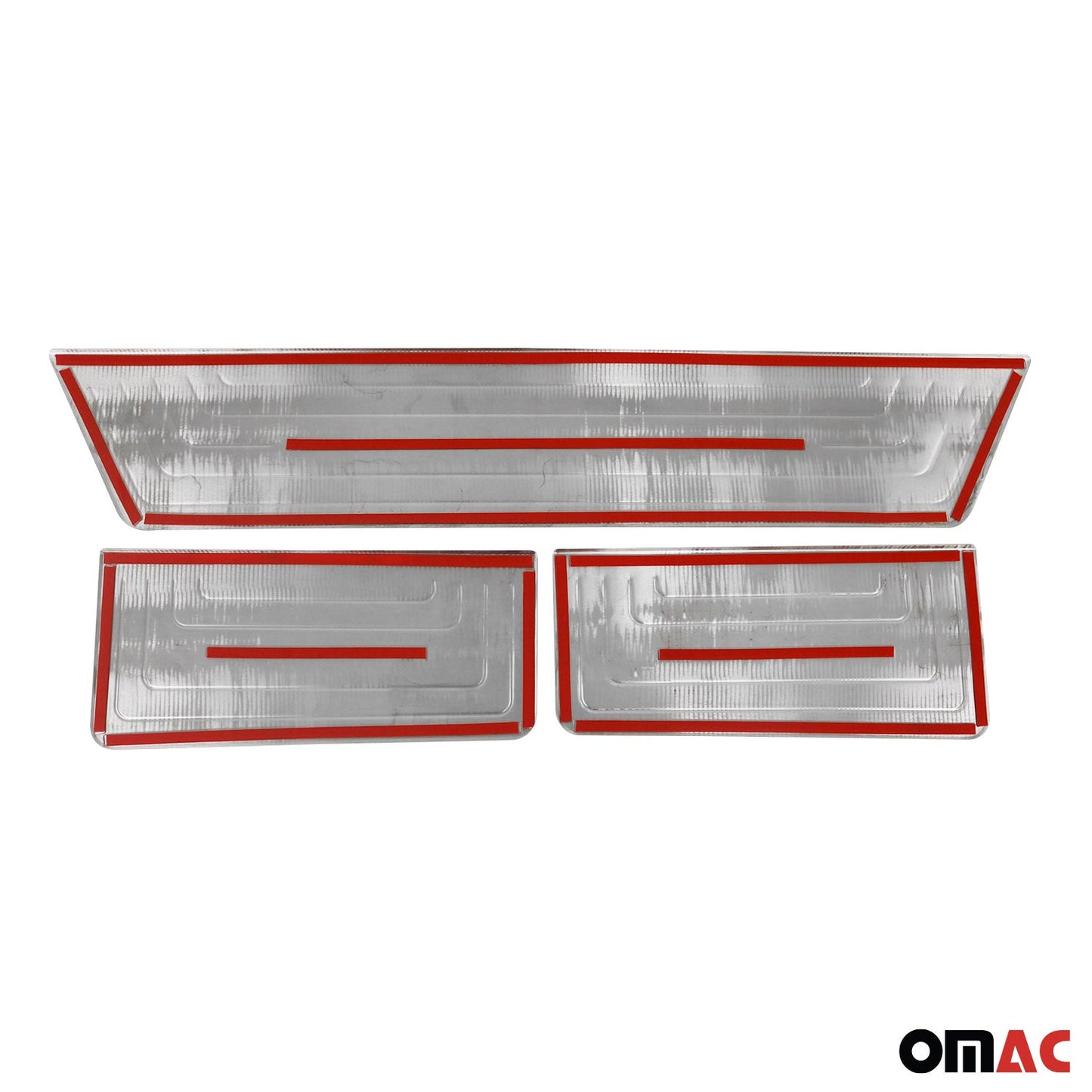 Ornamente prag uși pentru VW Transporter T5 2003-2015, crom închis, 3x