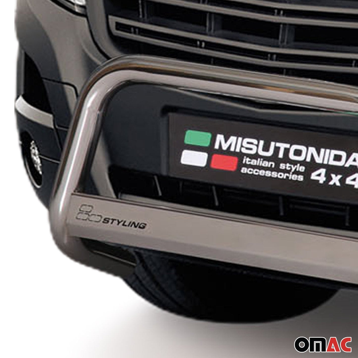 Bară de protecție/buton față pentru Opel Movano 2010-2021, ø63mm, oțel, argintiu, protecție