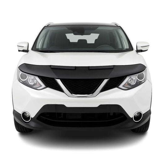 Haubenbra Steinschlagschutz für Nissan Qashqai J11 2014-2021 Schwarz Halb