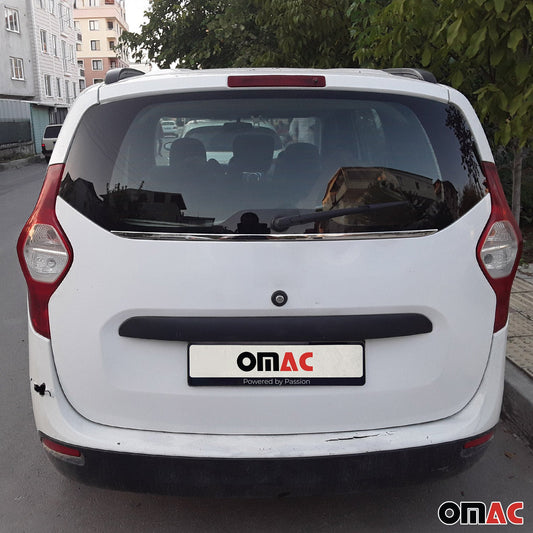 Bandă decorativă portbagaj, ornament lunetă pentru Dacia Lodgy 2012-2022, oțel inoxidabil cromat
