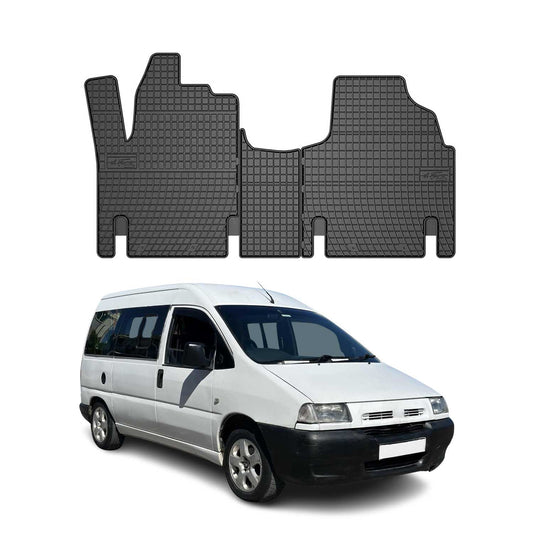 OMAC Gummi Fußmatten für Peugeot Expert 1995-2006 Automatten TPE Schwarz 3x