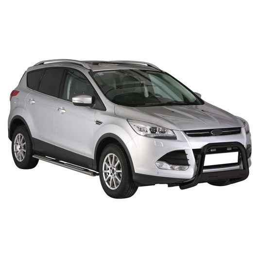 Bară de protecție/buton față pentru Ford Kuga 2013-2016, ø63mm, oțel, negru, protecție