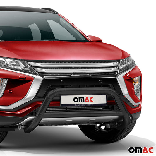 Bară de protecție/buton față pentru Mitsubishi Eclipse Cross 2017-2025, omologată ABE, neagră