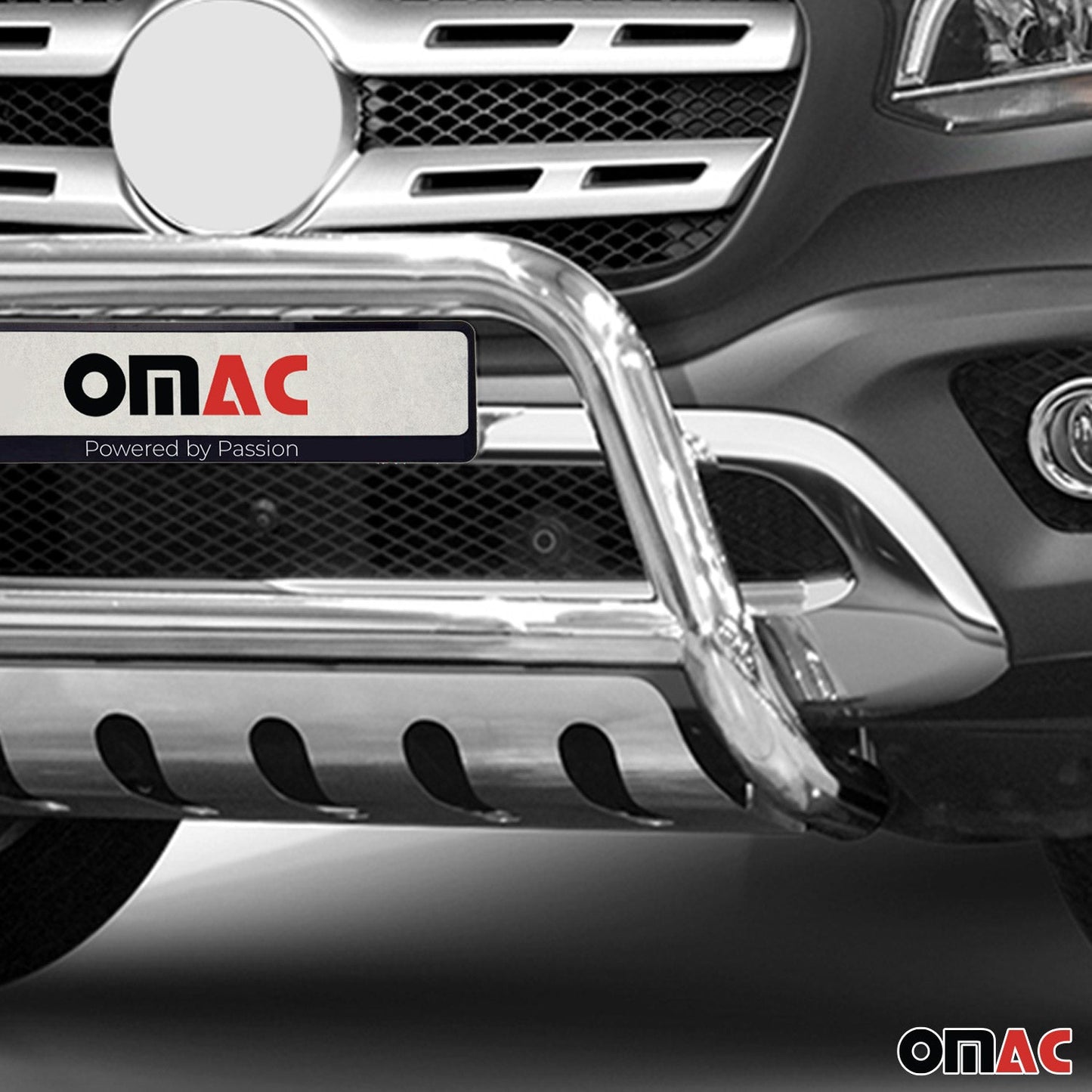 Bară de protecție/buton față pentru Mercedes X-Class 2017-2020, certificată ABE, oțel inoxidabil, argintiu