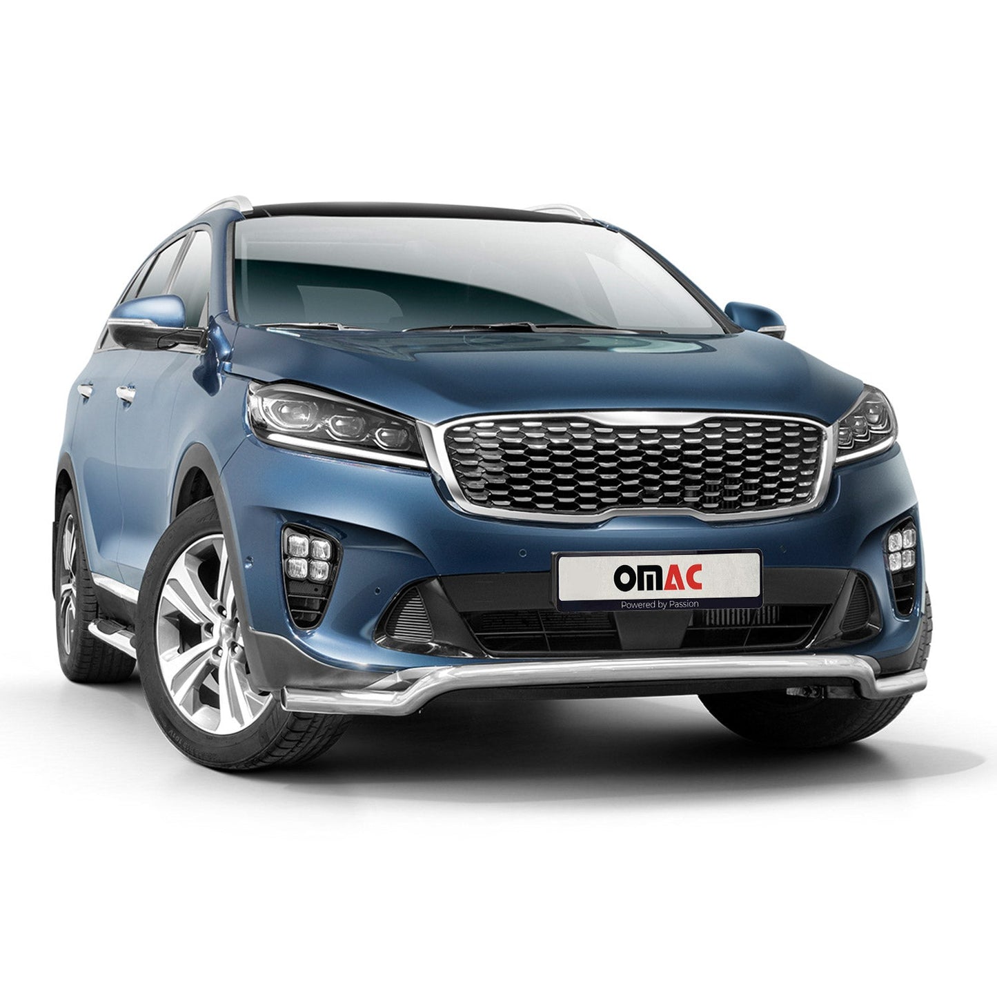 Bară de protecție/buton față pentru Kia Sorento 2018-2025 Low cu ABE (omologare de tip germană) Oțel Argintiu