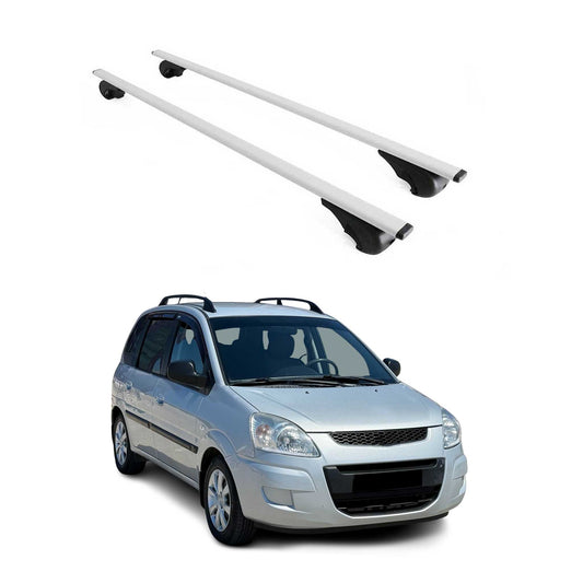 Dachträger Gepäckträger für Hyundai Matrix 2001-2010 Grundträger Metall Grau 2x