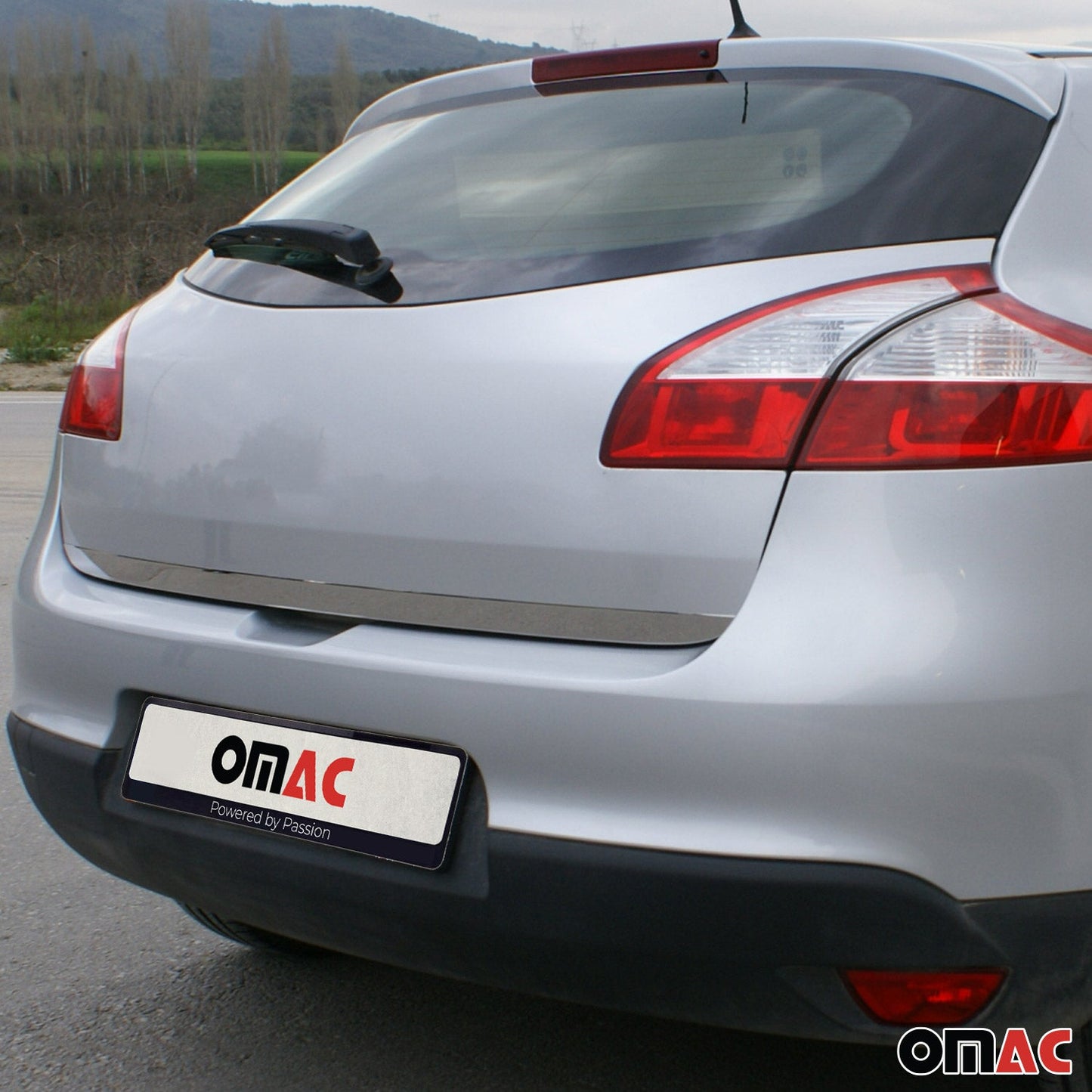 Kofferraumleiste Heckleiste für Renault Megane 2008-2016 Untere Chrom Edelstahl