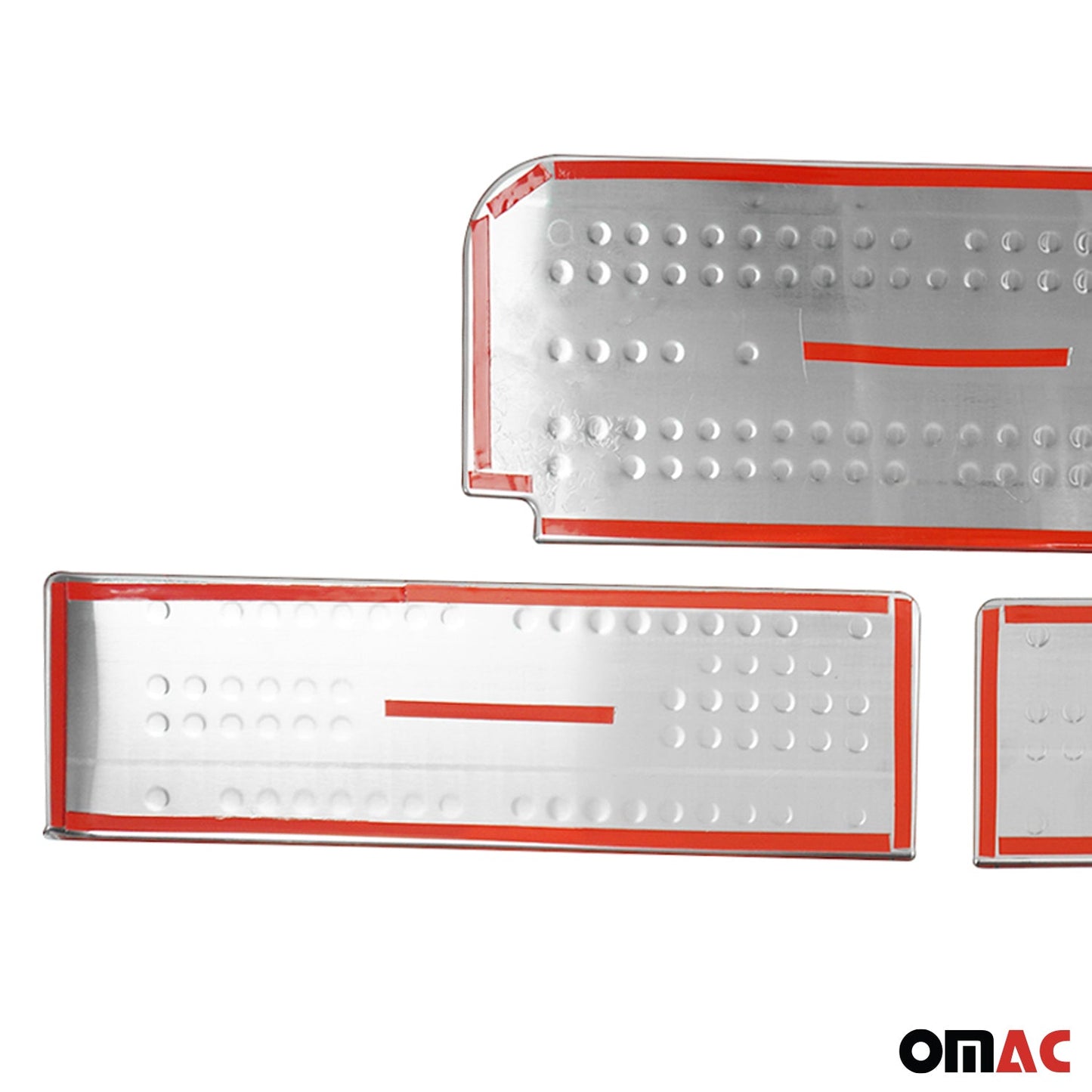 Ornamente prag uși pentru Nissan NV300 2016-2024, oțel inoxidabil, argintiu, set 3 piese