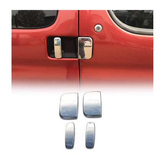Türgriff Blende Türgriffkappen für Peugeot Partner 1996-2009 4-Tür Edelstahl 4x