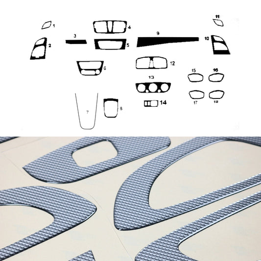 Innenraum Dekor Cockpit für Renault Megane 3 2008-2016 Carbon Optik 18tlg