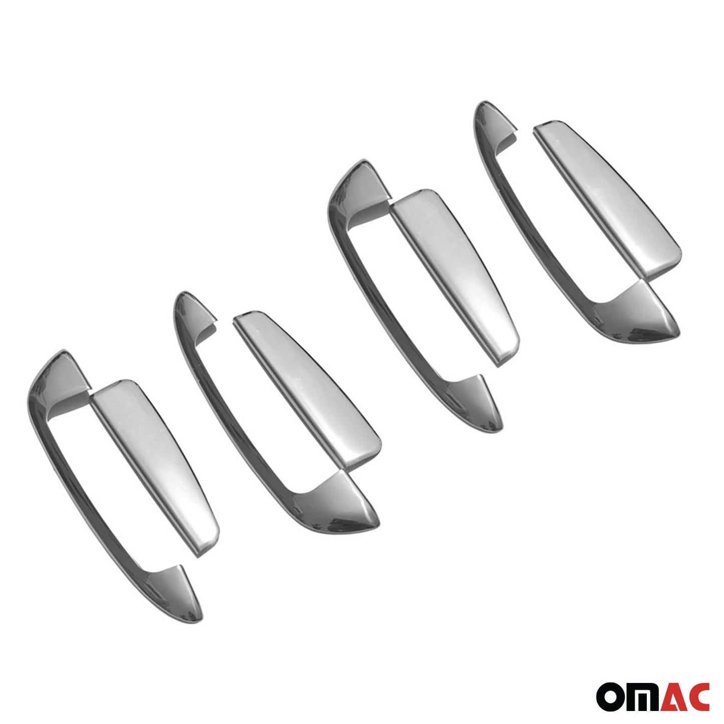 Capac mâner ușă, capace mâner ușă pentru Fiat Grande Punto 2005-2009, oțel inoxidabil, 8x