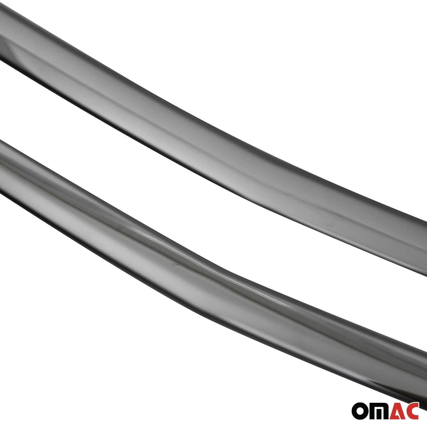 Benzi decorative grilă radiator pentru Mercedes V-Class W447 2014-2025 Închis la culoare 2x