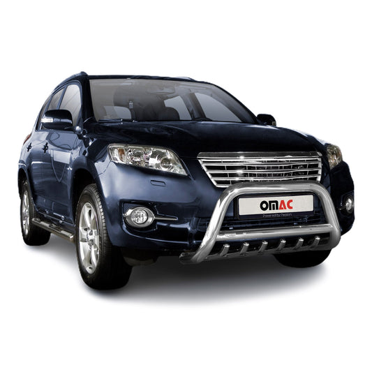 Bară de protecție/buton față pentru Toyota RAV4 2010-2013 cu omologare ABE (omologare de tip germană) oțel argintiu