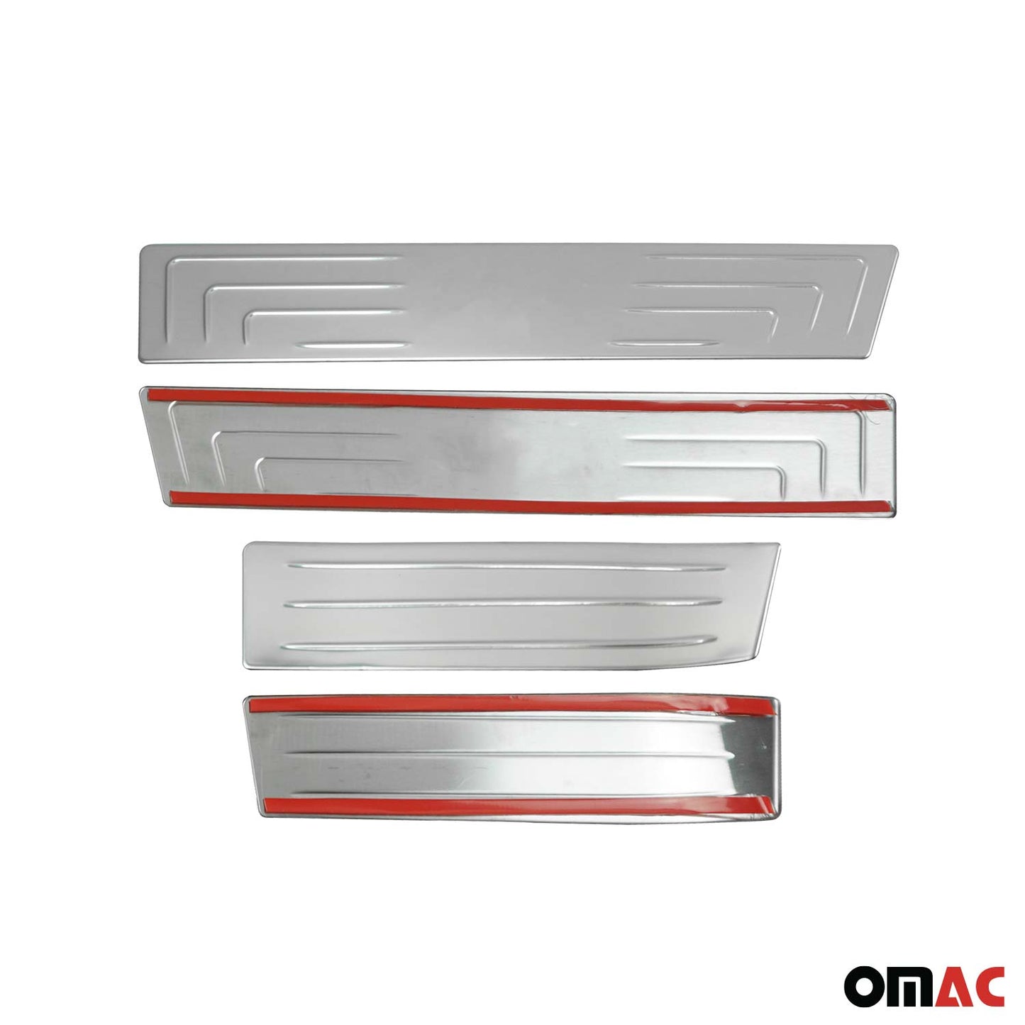 Ornamente prag ușă pentru Hyundai ix35 2010-2024, oțel inoxidabil, argintiu, 4 bucăți