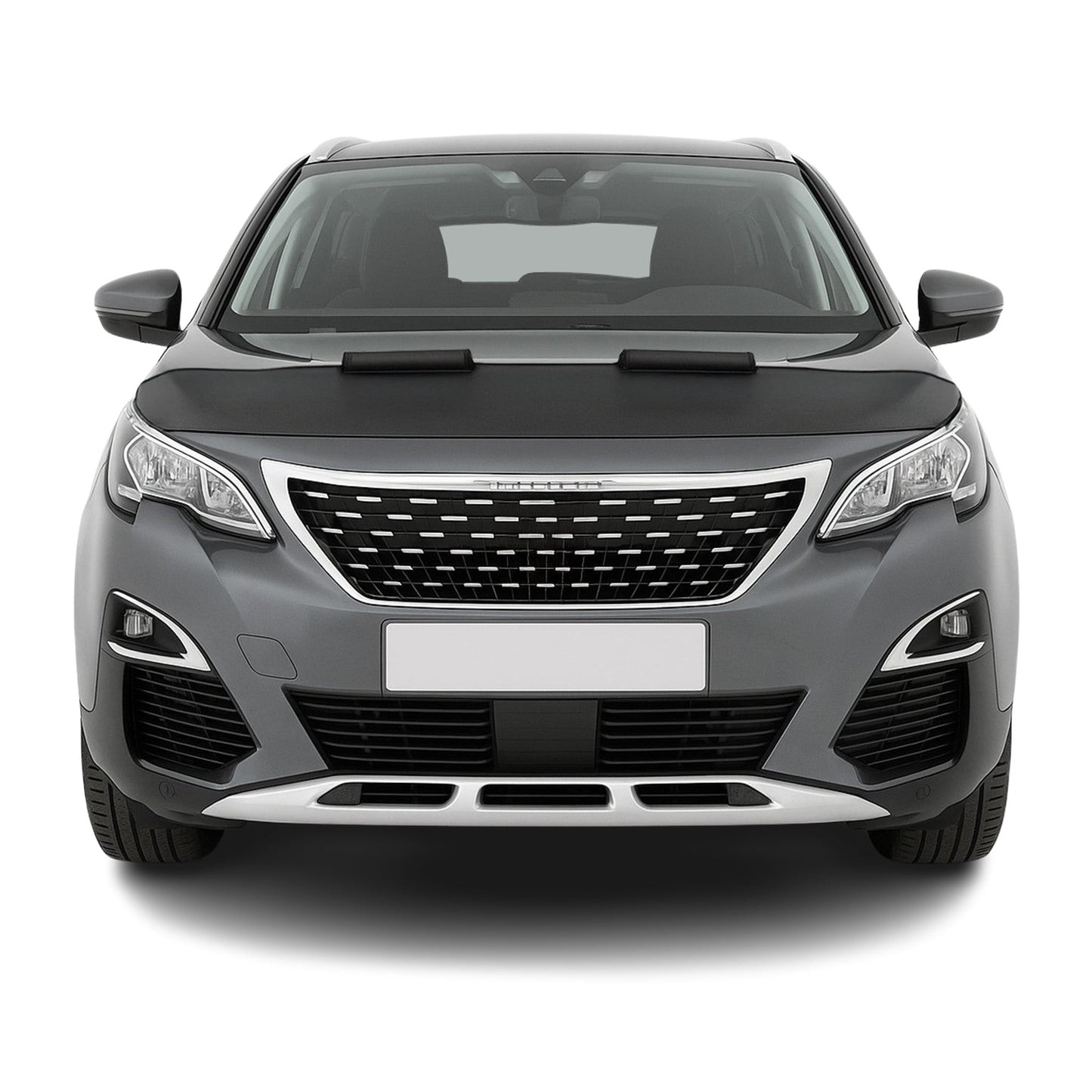 Protecție capotă auto pentru Peugeot 3008 2016-2025, jumătate neagră