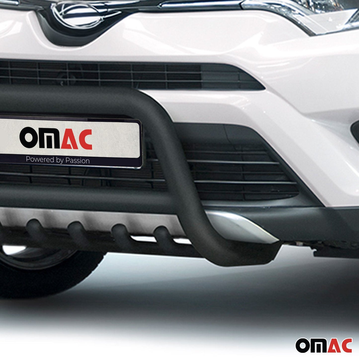 Bară de protecție față pentru Toyota RAV4 2016-2025 cu ABE (omologare de tip germană) Negru oțel