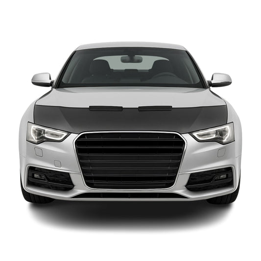 Protecție capotă anti-ciobire pentru Audi A5 8F 8T FL 2011-16, negru, jumătate