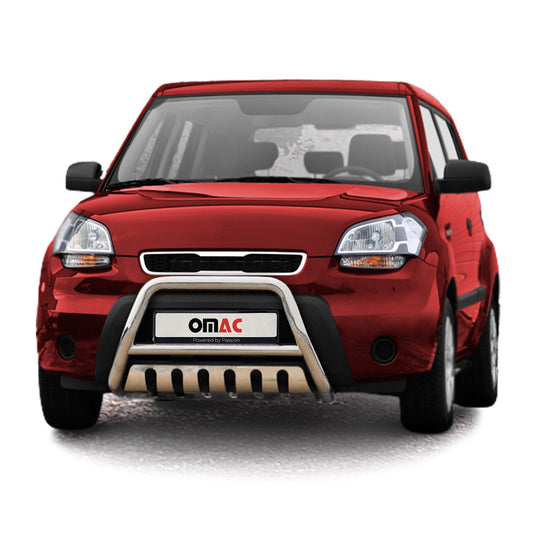Bară de protecție față pentru Kia Soul 2008-2013 cu omologare ABE (omologare germană) din oțel inoxidabil, argintiu