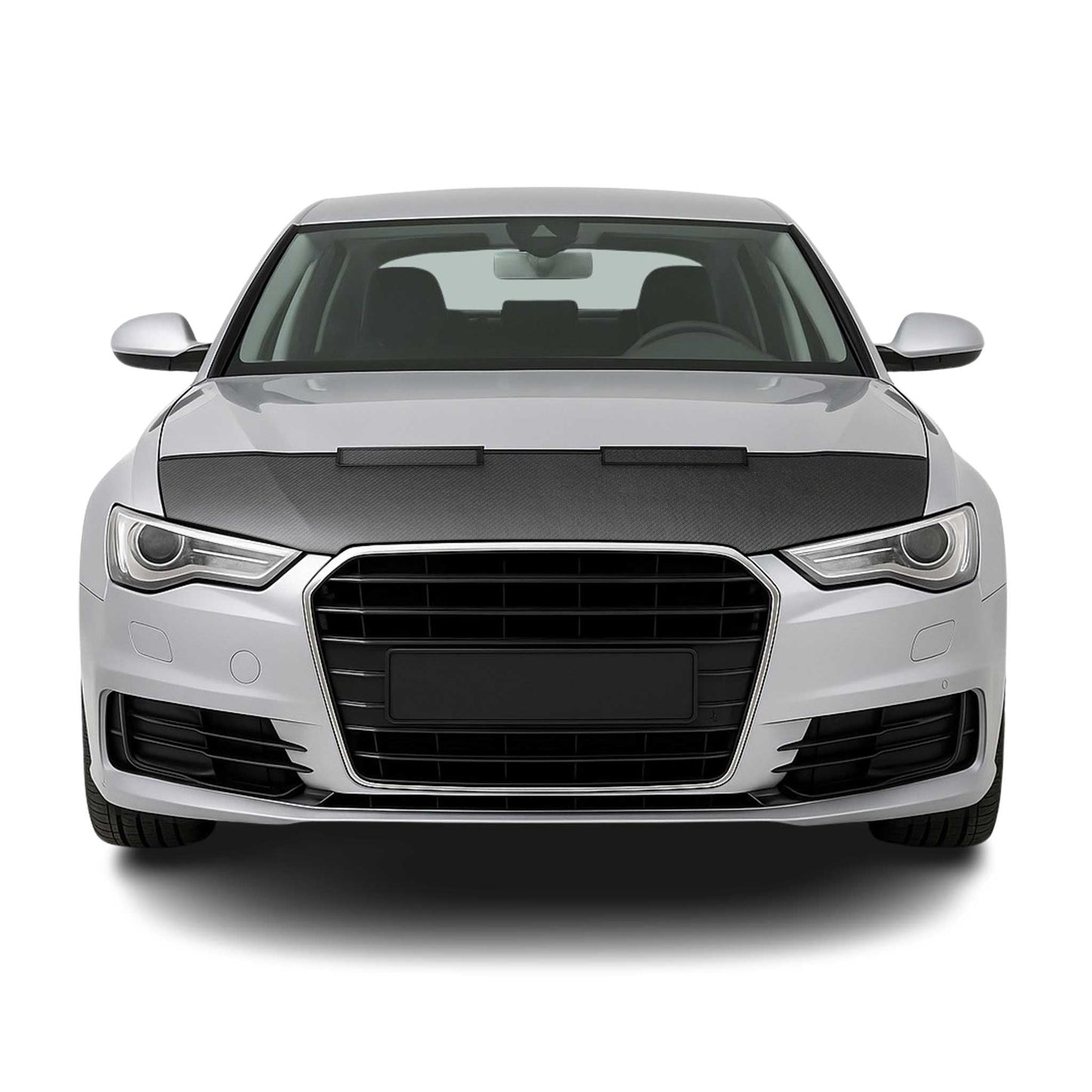 Haubenbra Steinschlagschutz Bonnet Bra für Audi A6 C7 2011-2018 Carbon Halb