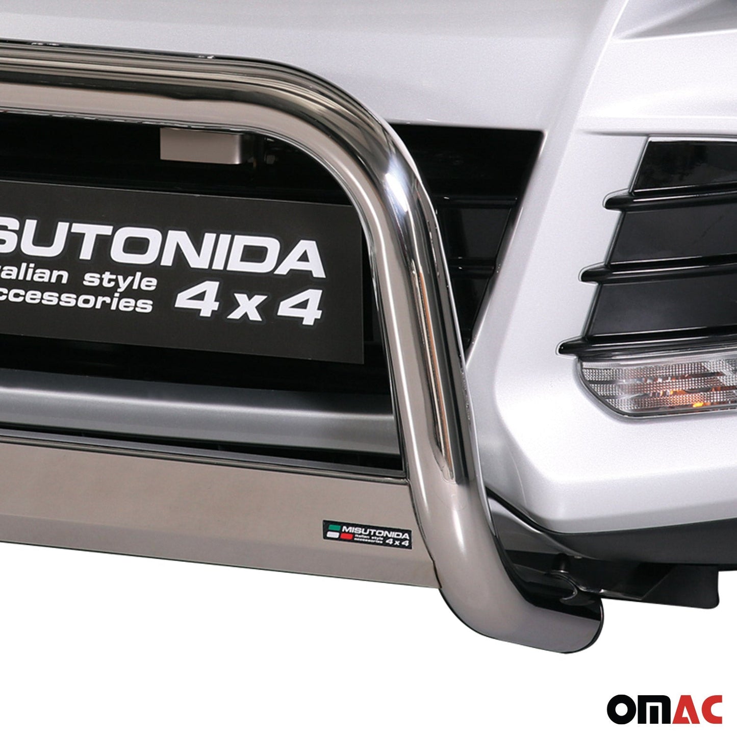 Bară de protecție/buton față pentru Ford Kuga 2013-2016, ø63mm, oțel, argintiu, protecție