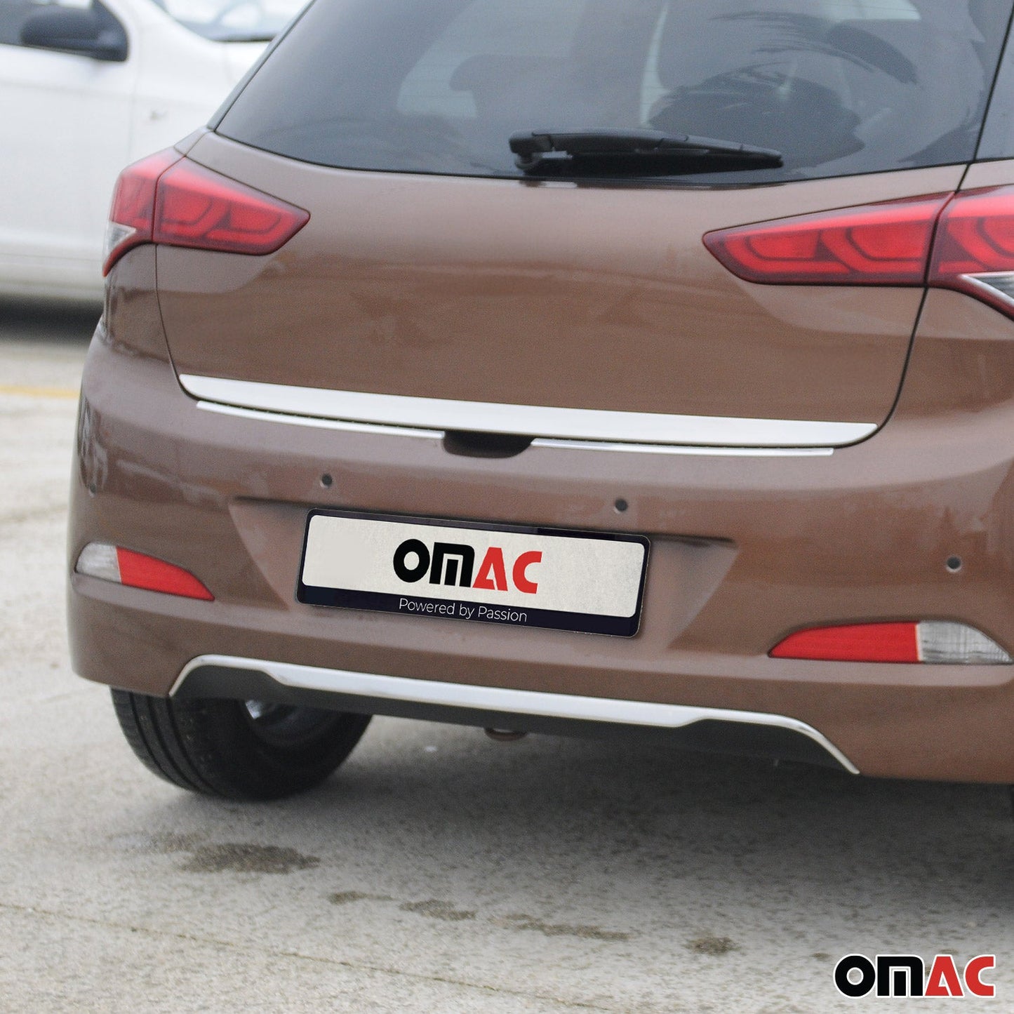 Ornamente prag portbagaj pentru Hyundai i20 2015-2018, oțel inoxidabil cromat