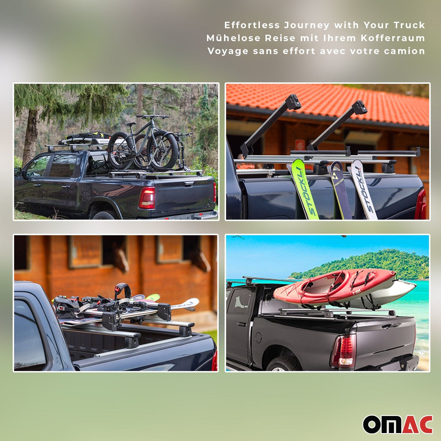 Menabo Dachträger für VW Amarok Laderaumrollo-Querträger Ladeflächenträger