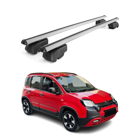 Dachträger Gepäckträger für Fiat Panda Cross Schrägheck 2014-2025 ABE Grau