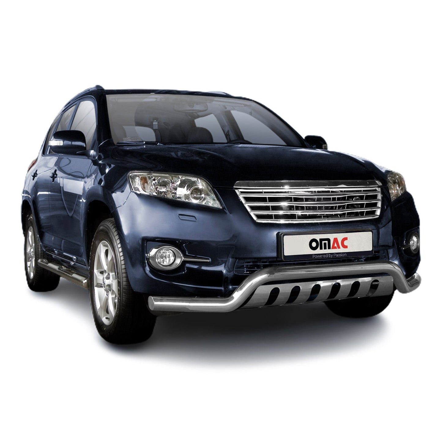 Bară de protecție/buton față pentru Toyota RAV4 2010-2013, oțel inoxidabil cu ABE (omologare de tip germană), argintiu