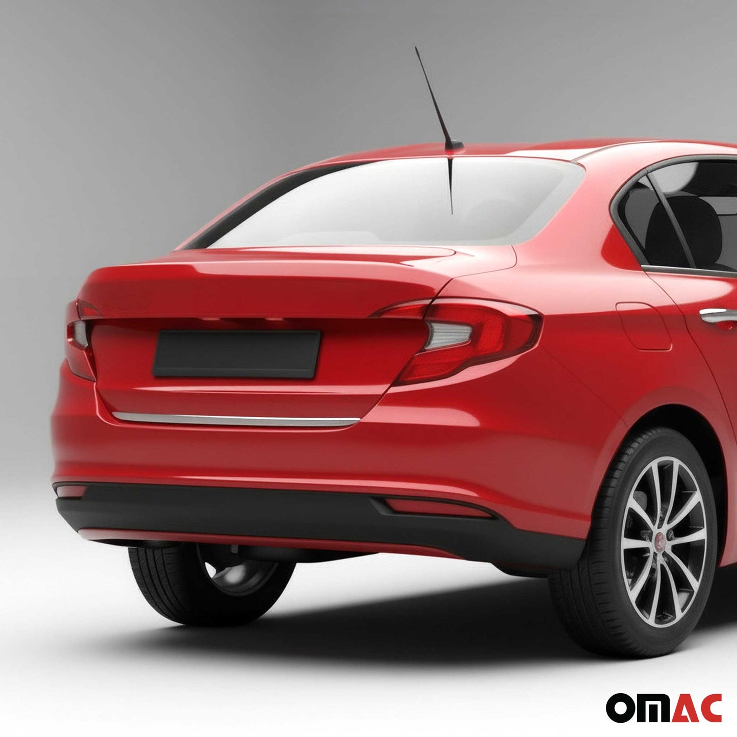 Kofferraumleiste Heckleiste für Fiat Tipo 2015-2025 Schrägheck Edelstahl Chrom