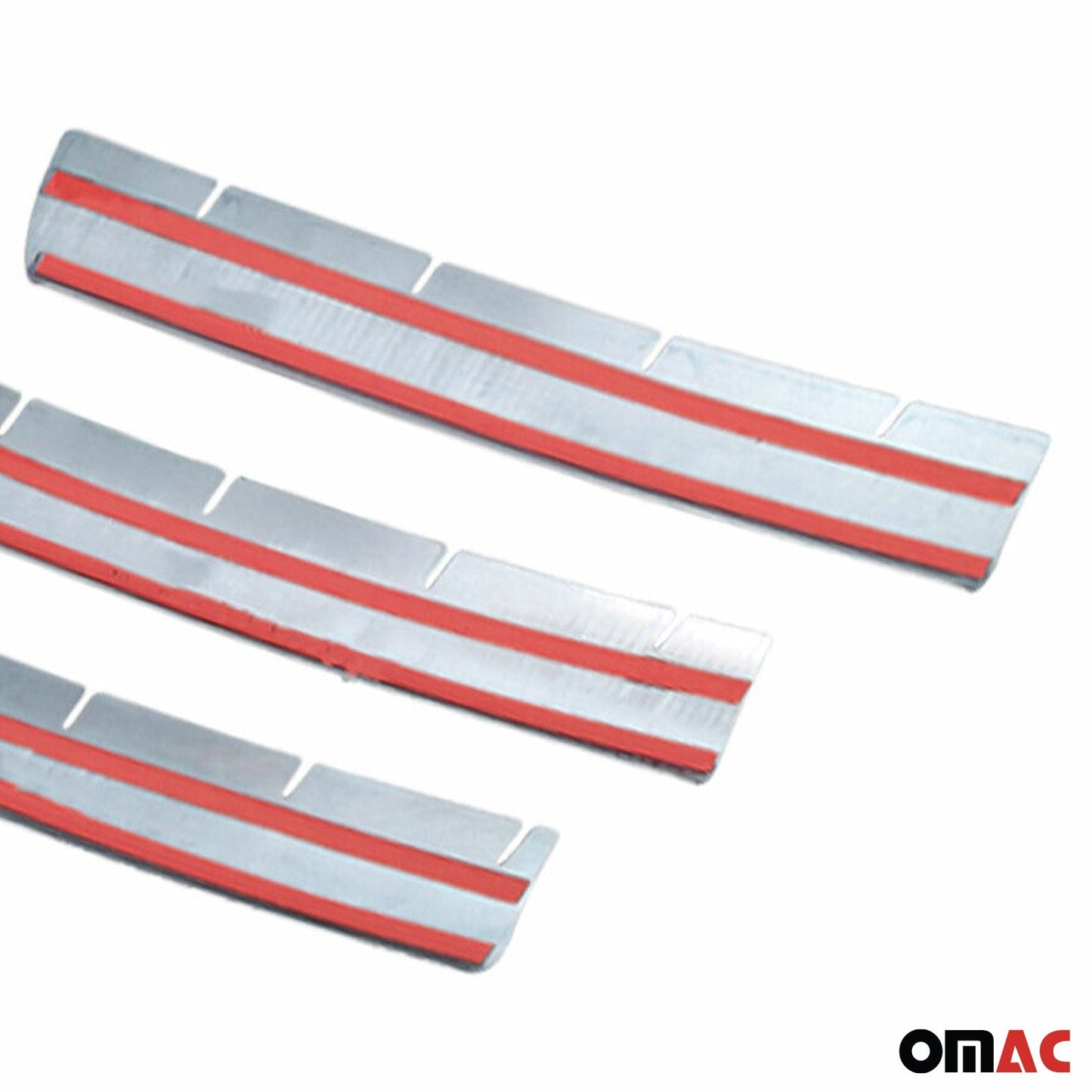 Benzi decorative grilă radiator pentru VW Touran 2003-2006, oțel inoxidabil, argintiu, 6 bucăți