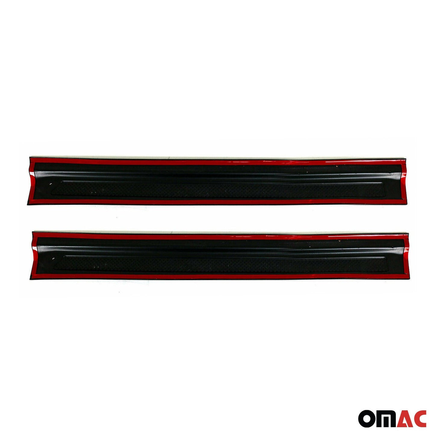 Protecții prag ușă pentru Mercedes Vito W639 2003-2014, cauciuc, negru, 2x