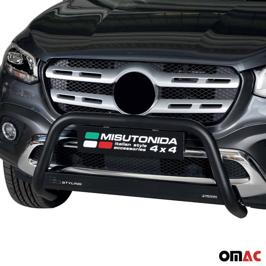 Frontbügel Frontschutzbügel für Mercedes X Klasse 2017-2020 ø63mm Stahl Schwarz