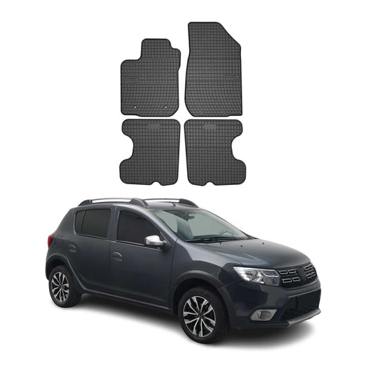 2013-2018 Dacia Sandero Stepway Fußmatten Gummi Schwarz 4 tlg