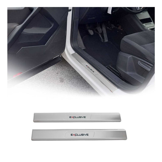 Ornamente prag uși exclusive pentru VW Tiguan 2007-2011, oțel inoxidabil, 2x