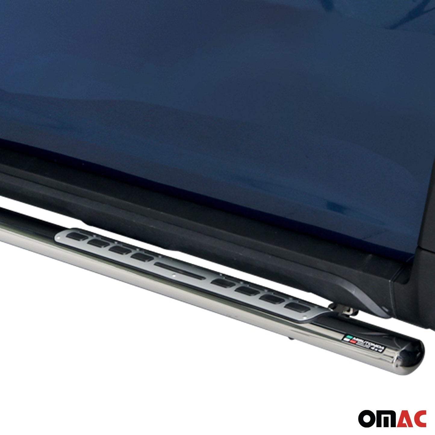 Edelstahl Seitenschweller Schwellerrohre für Dacia Duster 2018-2020 Silber