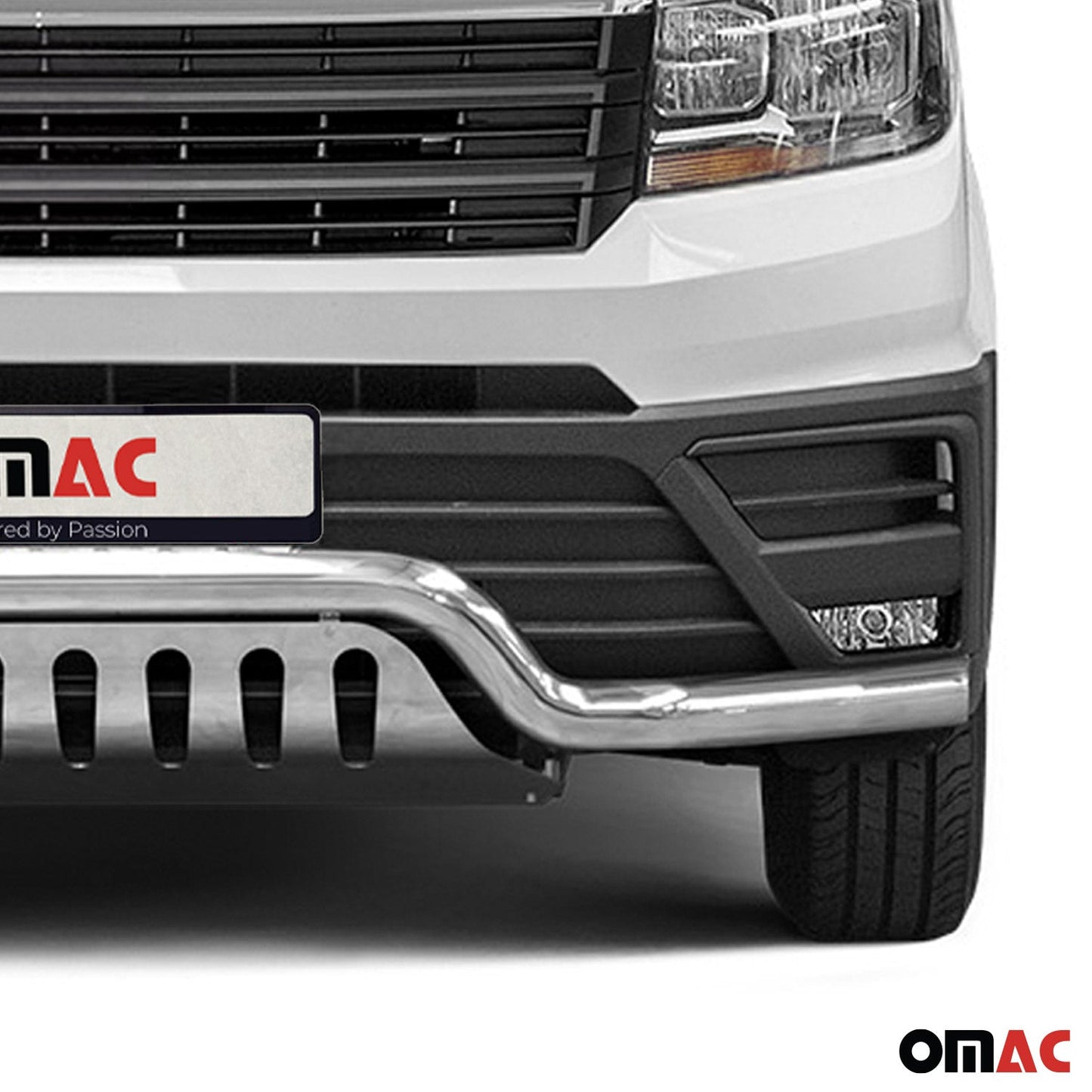 Frontbügel Frontschutzbügel für VW Crafter 2017-2025 Edelstahl mit ABE Silber